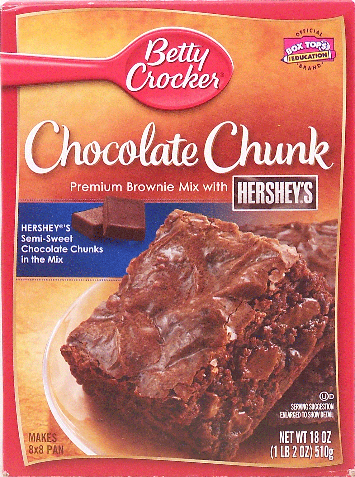 Betty Crocker  chocolate chunk premium brownie mix with Hershey's Full-Size Picture